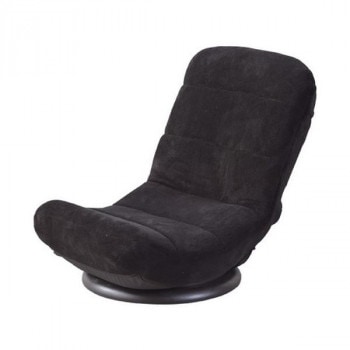 東谷 コンパクト回転チェア ブラック RKC-176BK