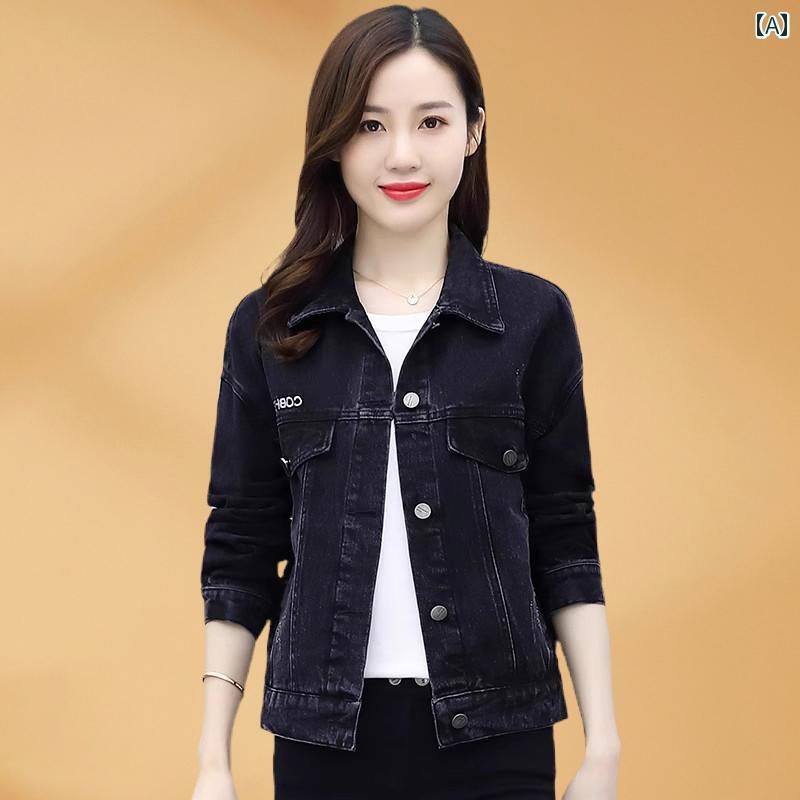 レディース デニムジャケット 秋 カジュアル ジャケット ピクニック ドライブ レジャー モテ服 かっこいい クール ジージャン