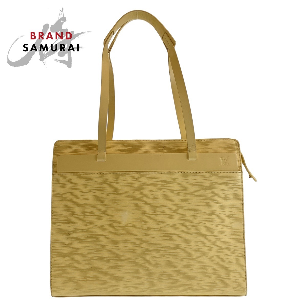 エピ クロワゼットGM バニラ イエロー ゴールド金具 エピレザー M5250A トートバッグ ショルダーバッグ レディース 502862