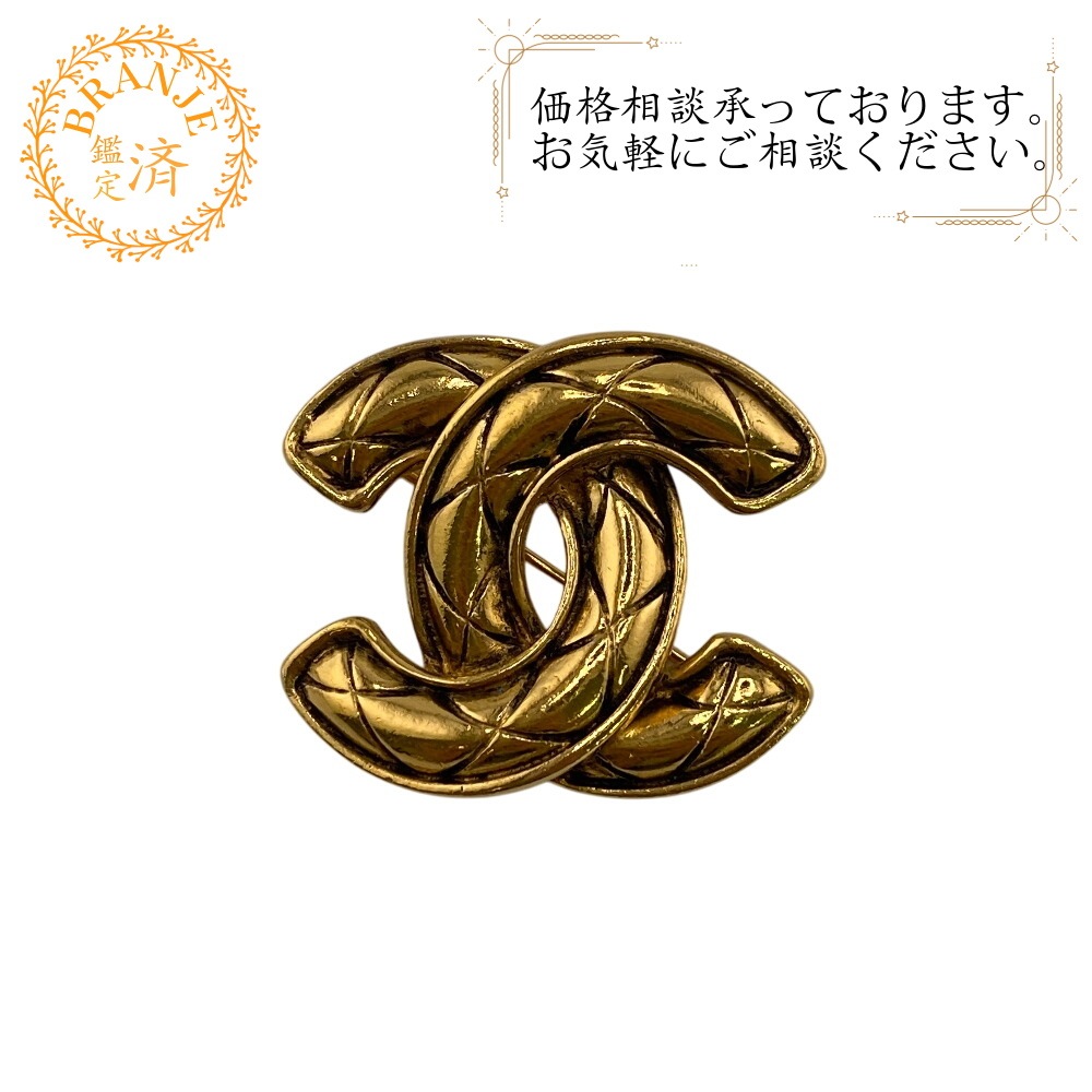 ココマーク マトラッセ GP ブローチ ゴールド レディース