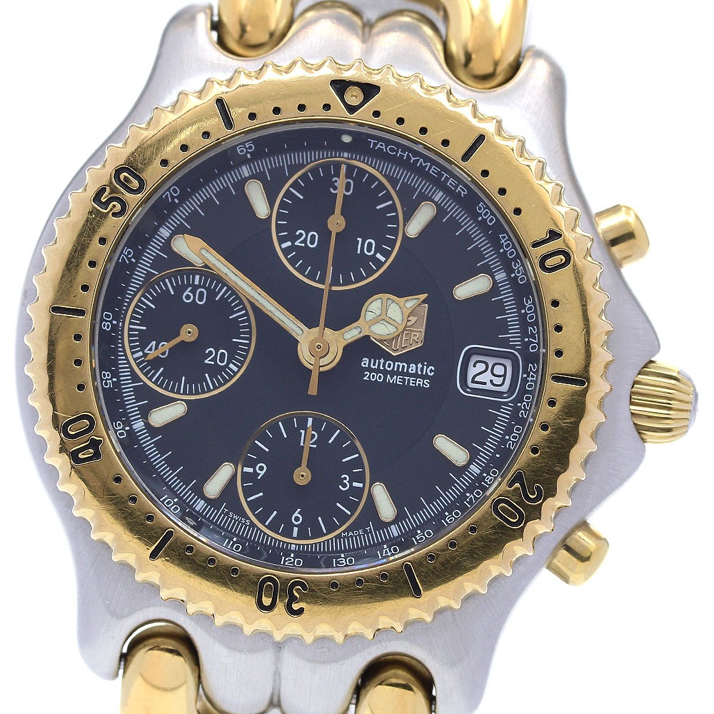 タグホイヤー TAG HEUER CG2121-R0 セル クロノグラフ 自動巻き メンズ _838454【中古】