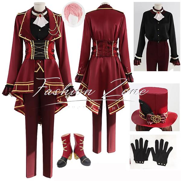 あんさんぶるスターズ! 風 Valkyrie 斎宮 宗 コスプレ衣装 ウィッグ 靴 ハロウィン 演出服 変装