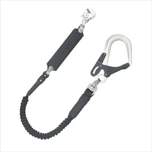 タジマ(TAJIMA) ハーネス用ランヤード蛇腹シングルL8 A1JR150-L8BK