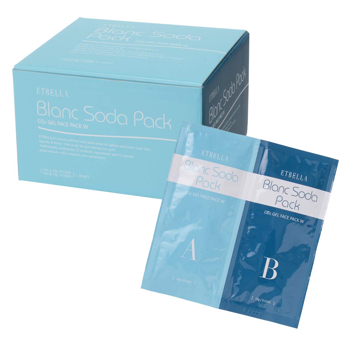 エトゥベラ ブランソーダ 炭酸パック WH (20回分) ソーダパック 炭酸 ソーダ パック
