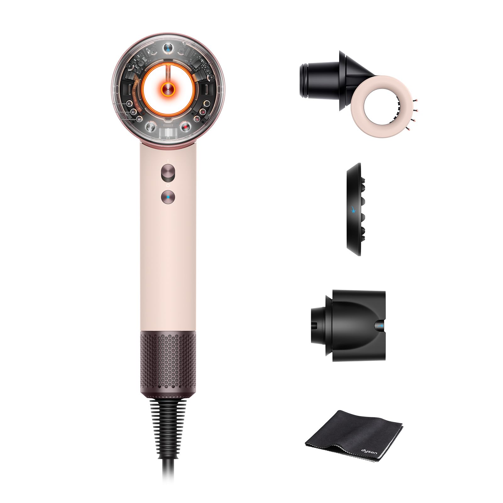 Dyson(ダイソン) ドライヤー Dyson Supersonic Nural Shineヘアドライヤー 大風量 速乾 スカルプケア (HD16 VLP AM) セラミックピンク【Amazon.c