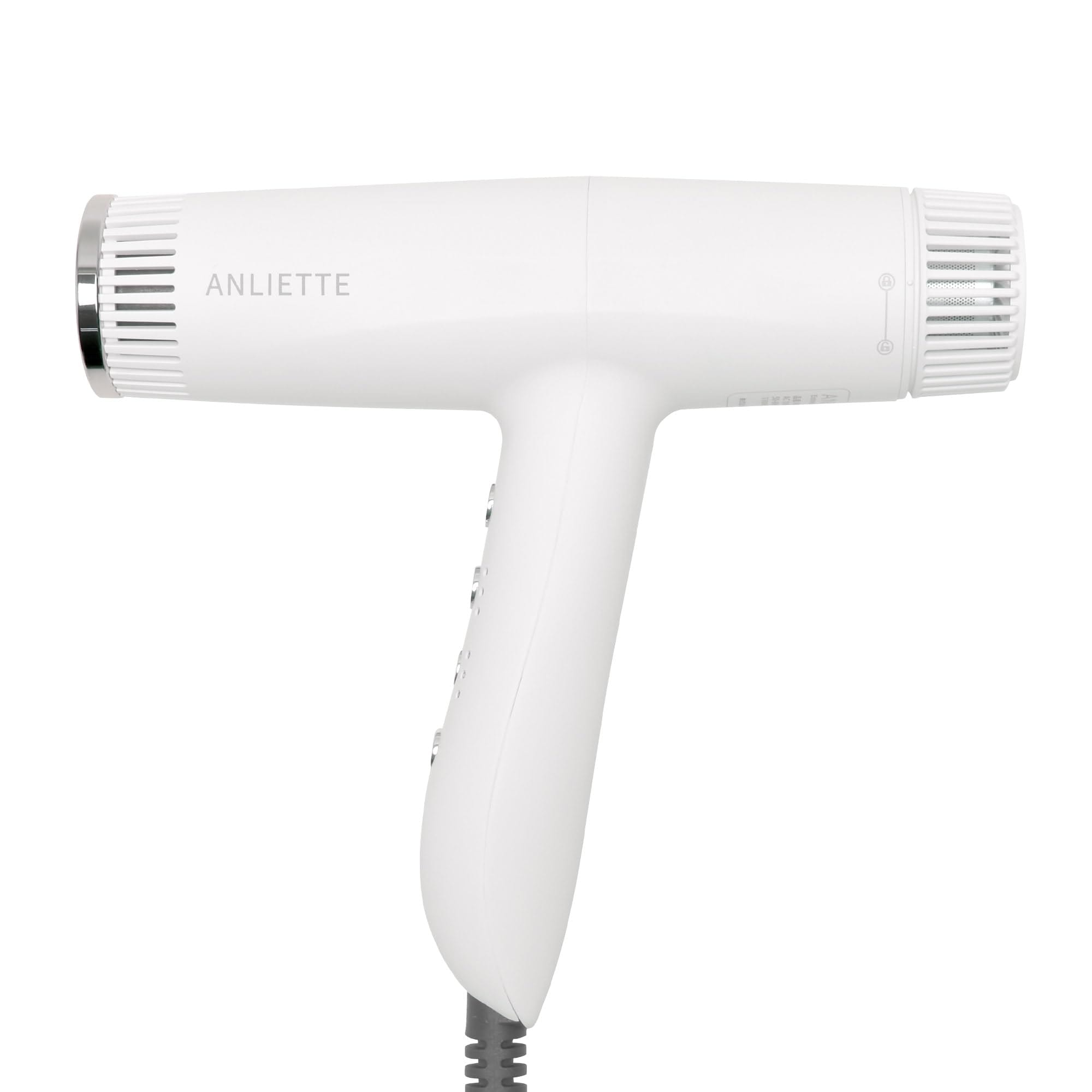ANLIETTE エステティックイオン ドライヤー 速乾 大風量 超軽量 マイナスイオン オートクリーニング機能 AN-004 ミルキーホワイト