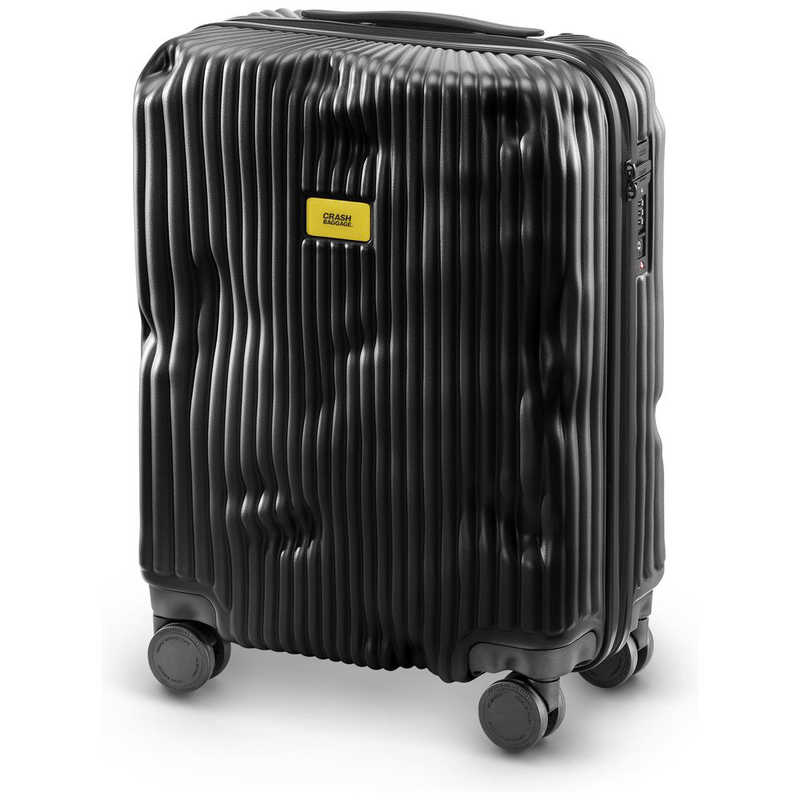 クラッシュバゲッジ　スーツケース S ストライプコレクション BLACK [TSAロック搭載 /40L /1泊～2泊]　CB151-01