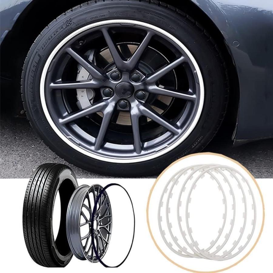 ホイールリムガード リムガード ホイール リムガード プロテクター 車のホイールのリムプロテクター厚いナイロンストリップタイヤガードライン成形トリム