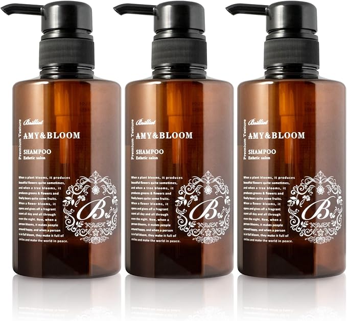 3個セット！ 医薬部外品 Amy＆Bloom シャンプー コンディショナー スカルプ ヘアケア ノンシリコン 弱酸性 オーガニック 髪質改善