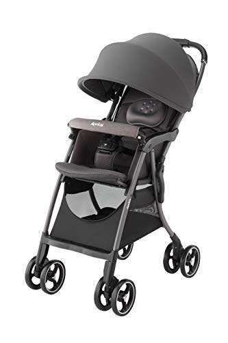 A型ベビーカー クルリー 1か月~36か月まで 軽量 背面 4輪フリー (グレー) 2129308