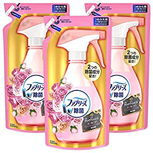 【まとめ買い】ファブリーズ with レノアハピネス 除菌消臭スプレー 布用 アンティークローズ&フ