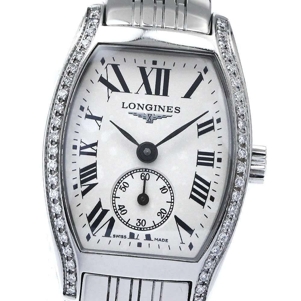 ロンジン LONGINES L2.175.0 エヴィデンツァ サイドダイヤ スモールセコンド クォーツ レディース _879786【中古】