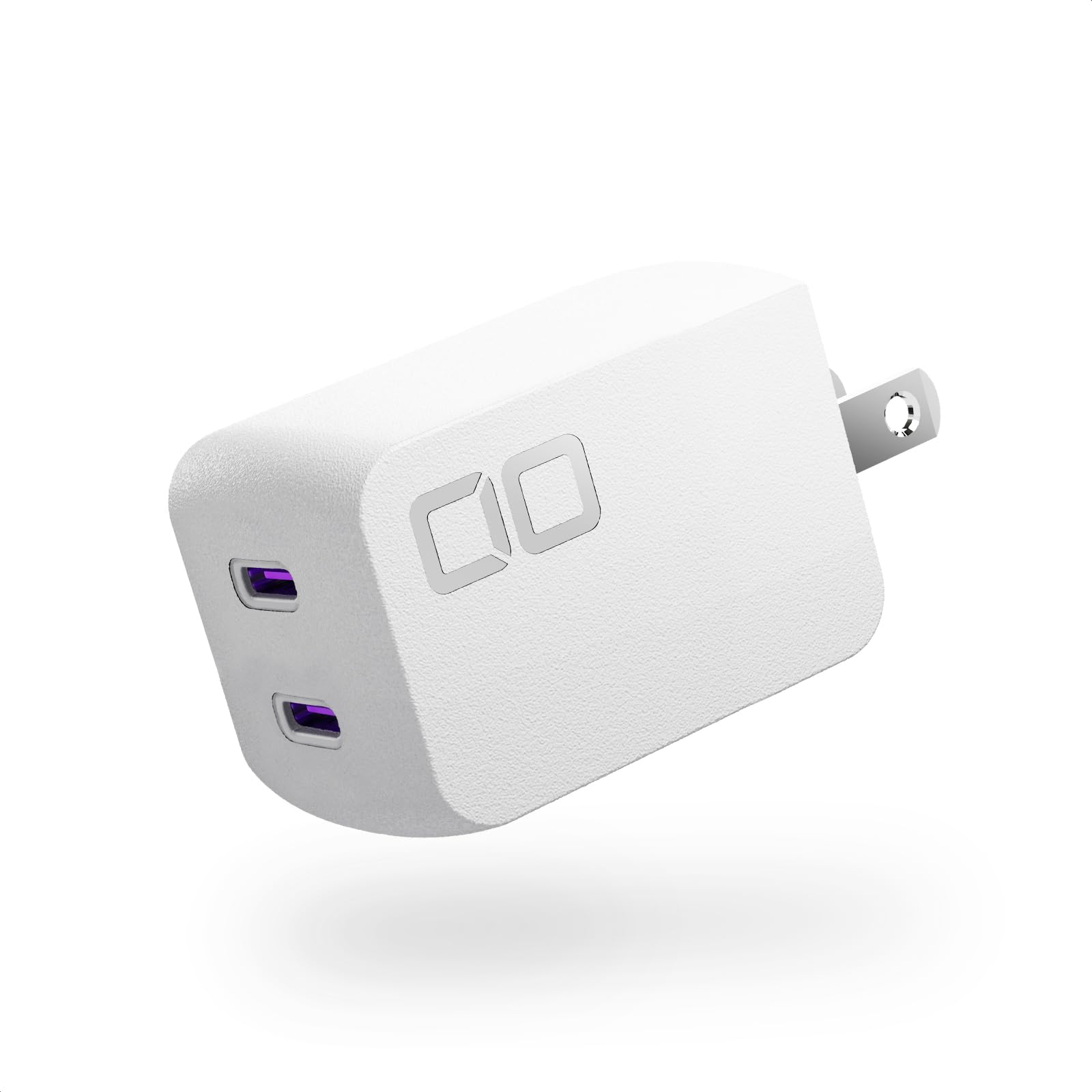 CIO NovaPort DUO 45W USB-C 2ポート PD 急速充電器 [世界最小級 NovaIntelligence NovaEngine搭載] ACアダプター Type-C iPhon