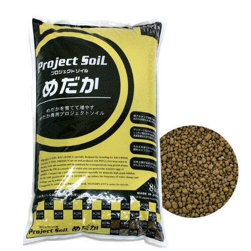 プロジェクトソイル　めだか用　８ｋｇ（黄色）　熱帯魚　用品　お一人様２点限り　ＣＲＣ21―30―20―10―10