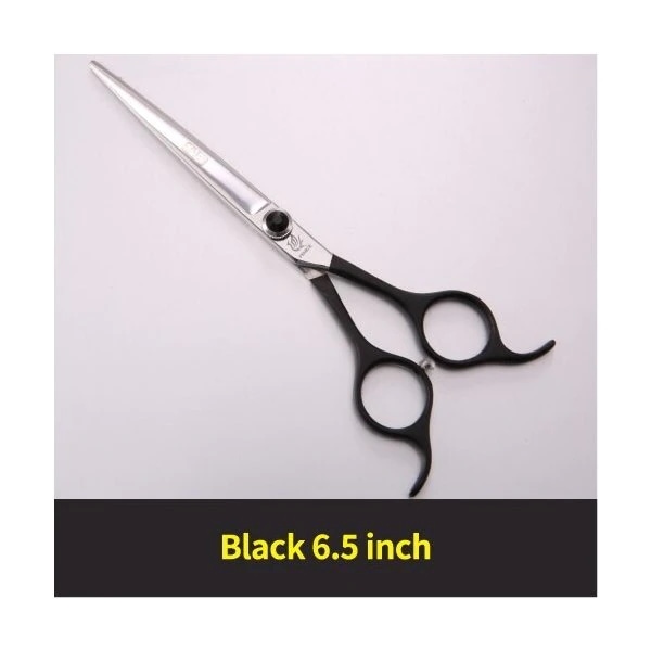 フェニスプロフェッショナルカラフルな6.5インチペット犬小動物グルーミングヘアカットストレートハサミ Black 6.5 inch 6,471円