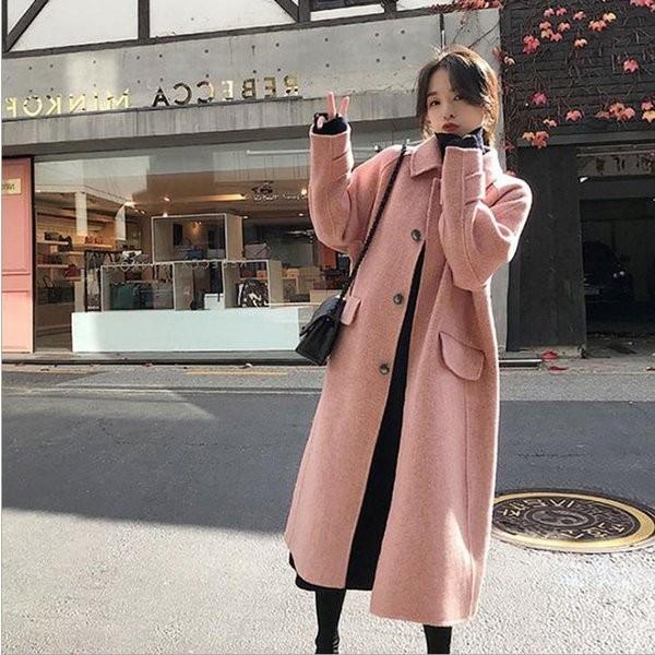 品質いいな新品 チェスターコート レディース ロング丈 秋冬アウター 無地 ラシャコート レディース ジャケット 通勤 秋冬新作