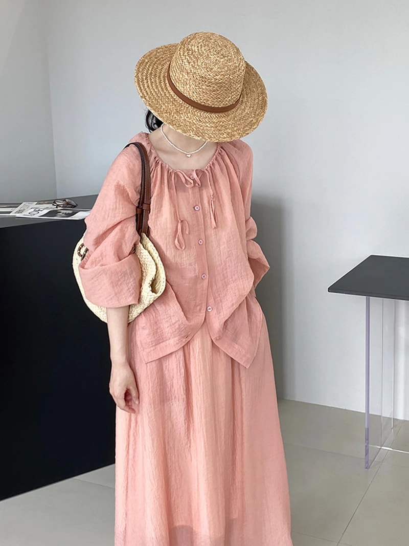 2024 人気 セット 夏 2点セット セットアップ レディース ファッション 20代 30代 40代 50代 ワイドパンツルック 夏服 ワイドパンツ