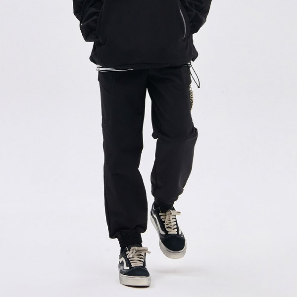 (オーシャンスカイ) 男の子用ストレッチ起毛ジョガーパンツ