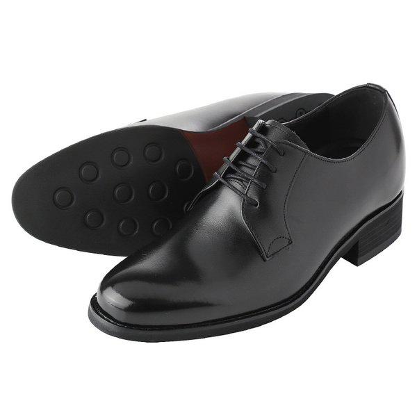 軽量クッションUPダービー背伸び男性用フォーマルシューズ1XMD77XL_GN