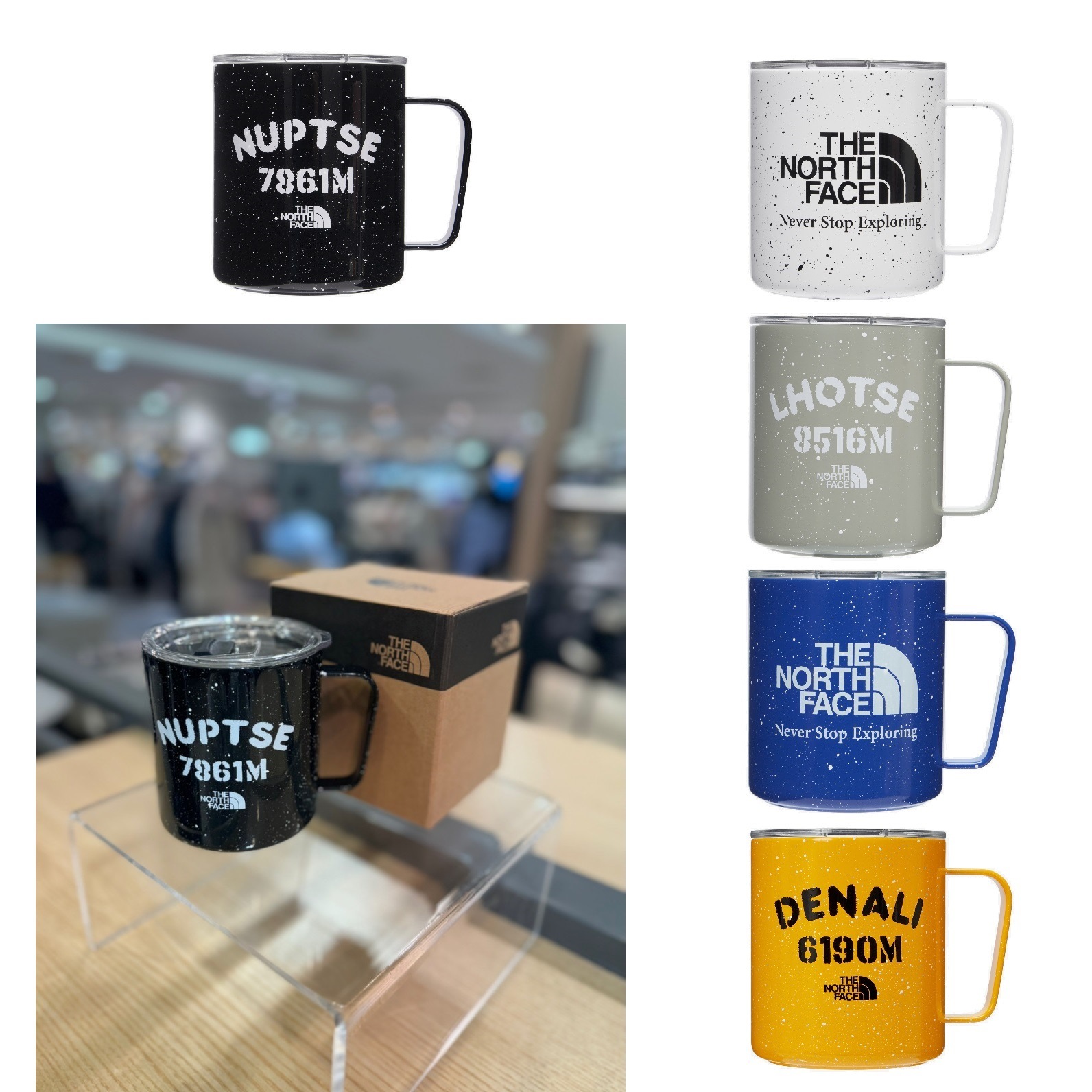 TNF DOT CUP 355ML 5色 新商品 韓国人気 男女共用 キャンプ 日常 タンブラー ステンレス 贈り物