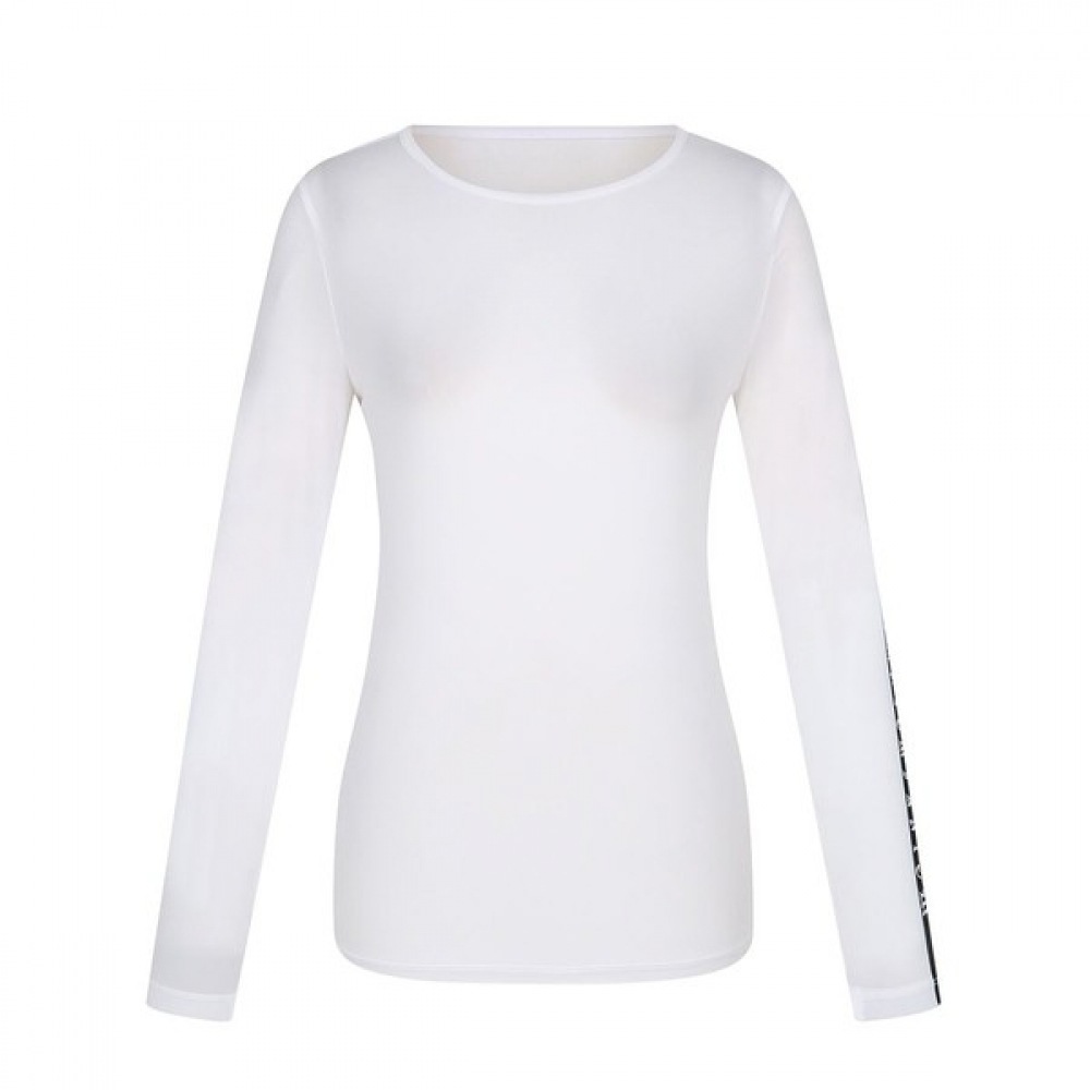 [Phantom] レディースメッシュカラーラウンドクール長袖インナーTシャツ