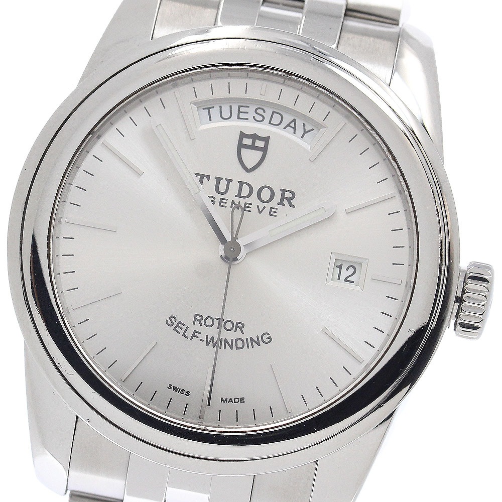 チュードル TUDOR 56000 グラマー デイトデイ 自動巻き メンズ 保証書付き_948028【中古】