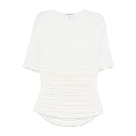 ALAIA Women Tops AA9H1248J050B 000 WHITE