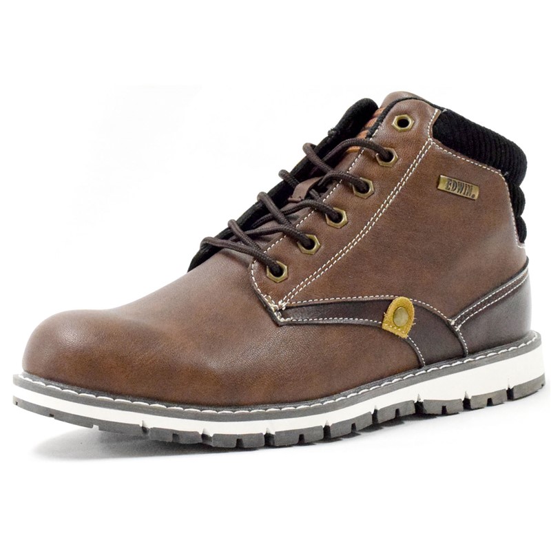 エドウィンedwin シューズ EDW7982 カジュアルシューズ (edw7982-dbr)