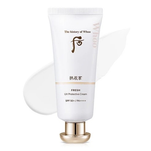 【WiD2】 コンジンヒャン ジネユン フレッシュ サンクリーム SPF50+ PA++++・60mL・1個・デイリーUVケア ・なめらかフィニッシュ ・明るい印象メイク