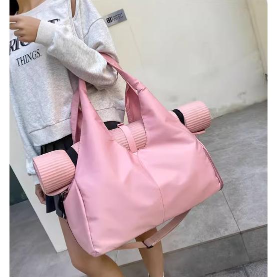 [新品入荷]ヨガ ヨガバッグ ジム スポーツバッグ 撥水 ナイロン 2way ショルダーバッグ ヨガマット収納 トラベルバック ボストンバック シューズ 靴収納 男女兼用