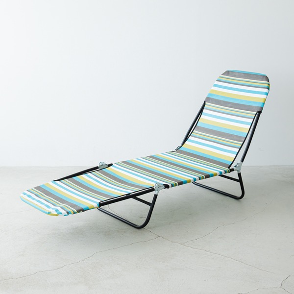 リクライニングコット（マルチストライプ） NK-705