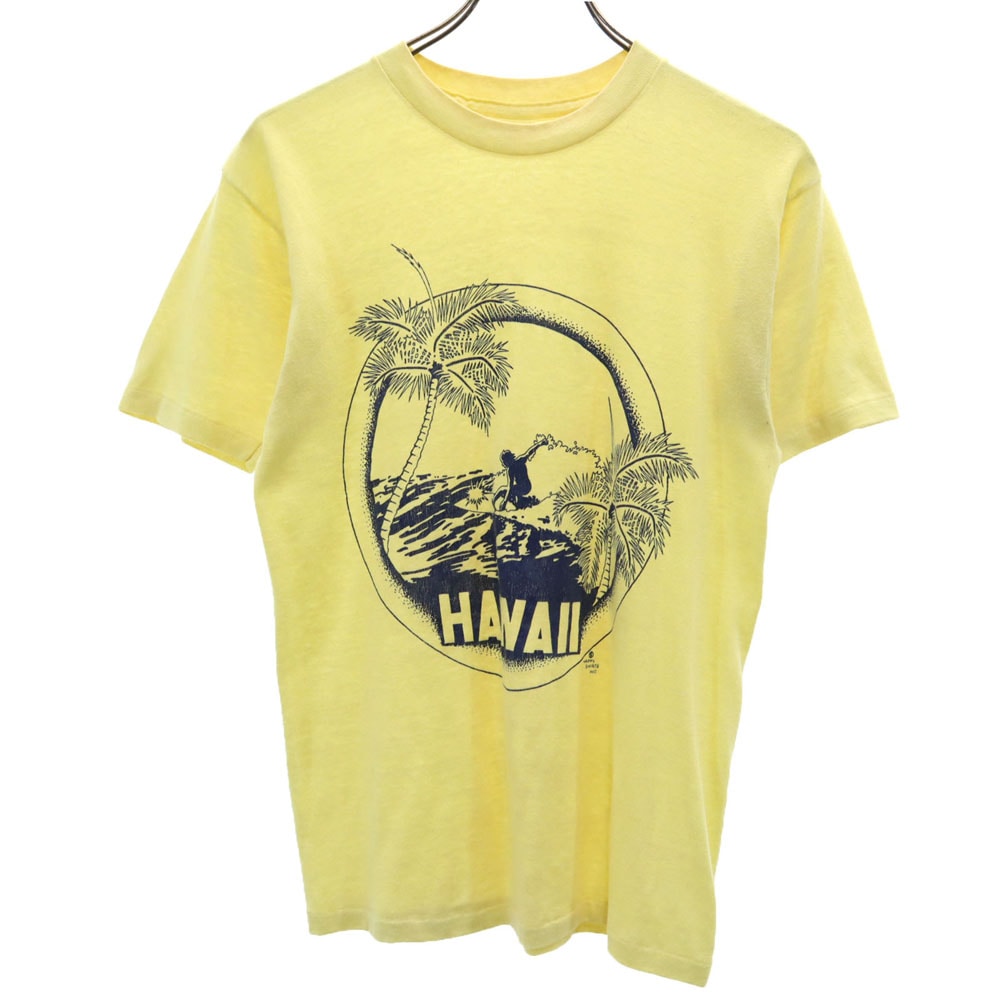 T.K.O 80s オールド 半袖 Tシャツ M イエロー メンズ