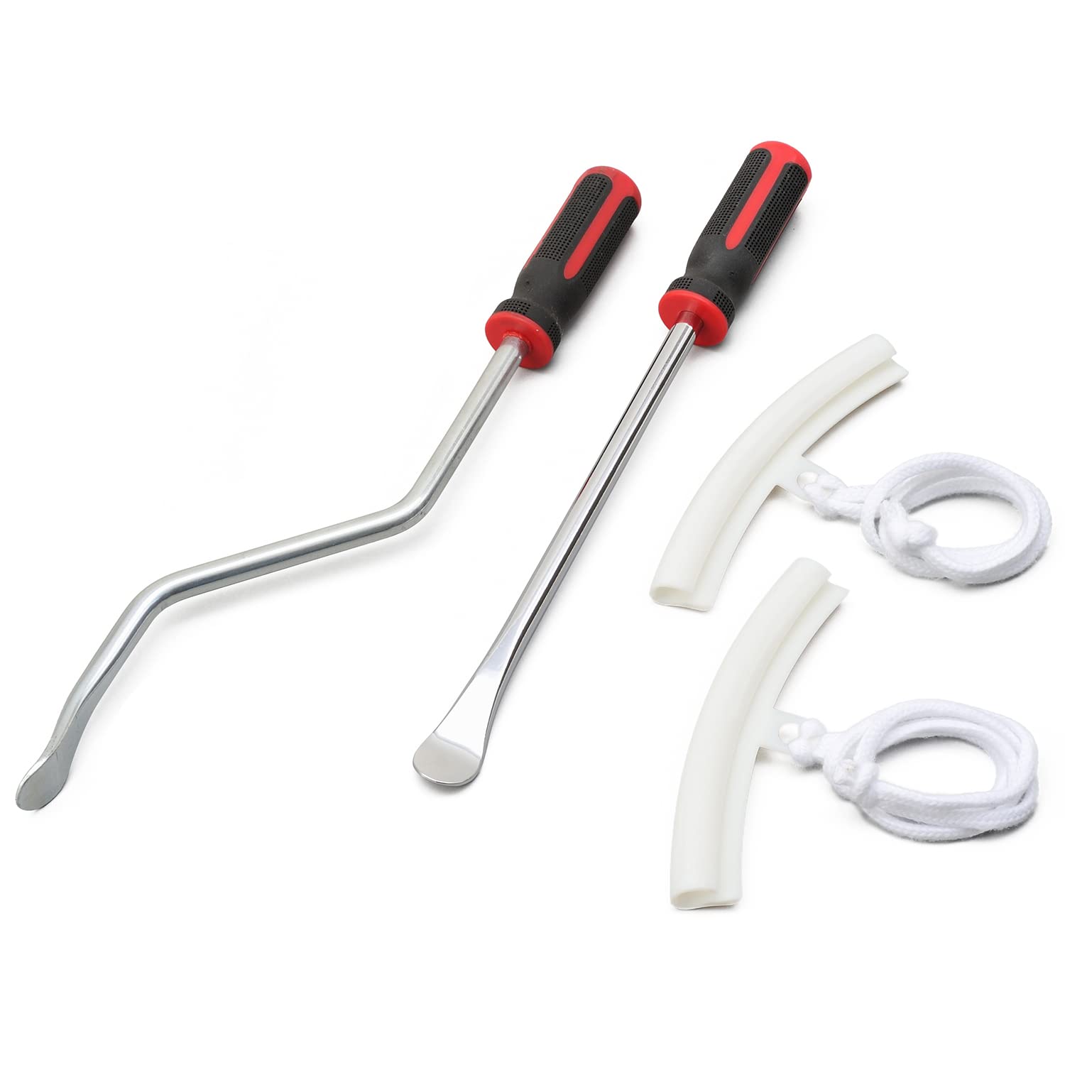 デイトナ(Daytona) バイク用 タイヤレバー クランクタイプ タイヤレバーセット(タイヤレバー/リムプロテクター) 91667