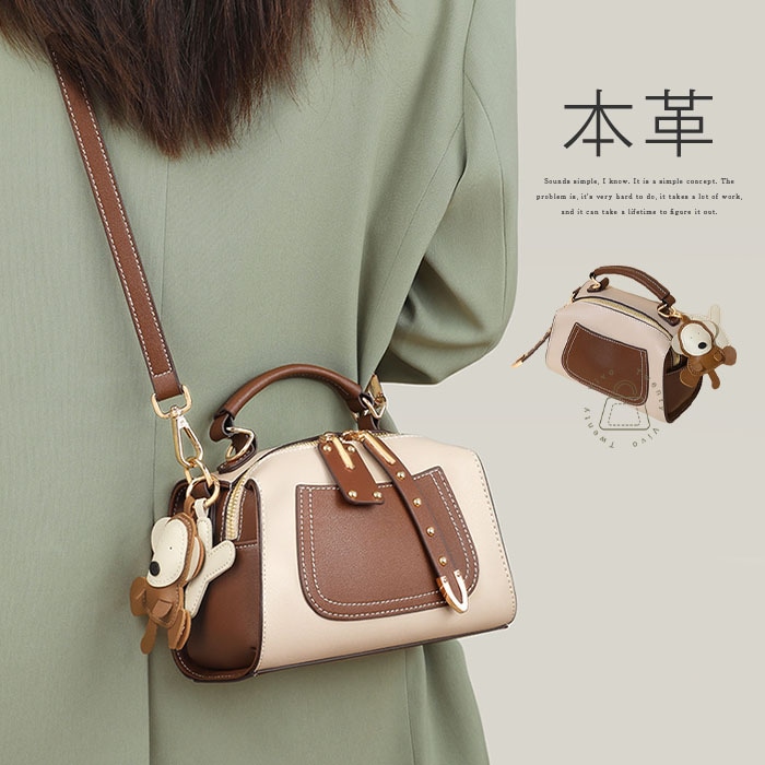 本革 ショルダーバッグ レディース 斜めがけ 本革 小さめ 大人 ミニショルダーバッグ 軽量 ハンドバッグ 2way 本革バッグ 大人 手提げ ミニショルダー 本革ショルダー ボストン型 可愛い かば