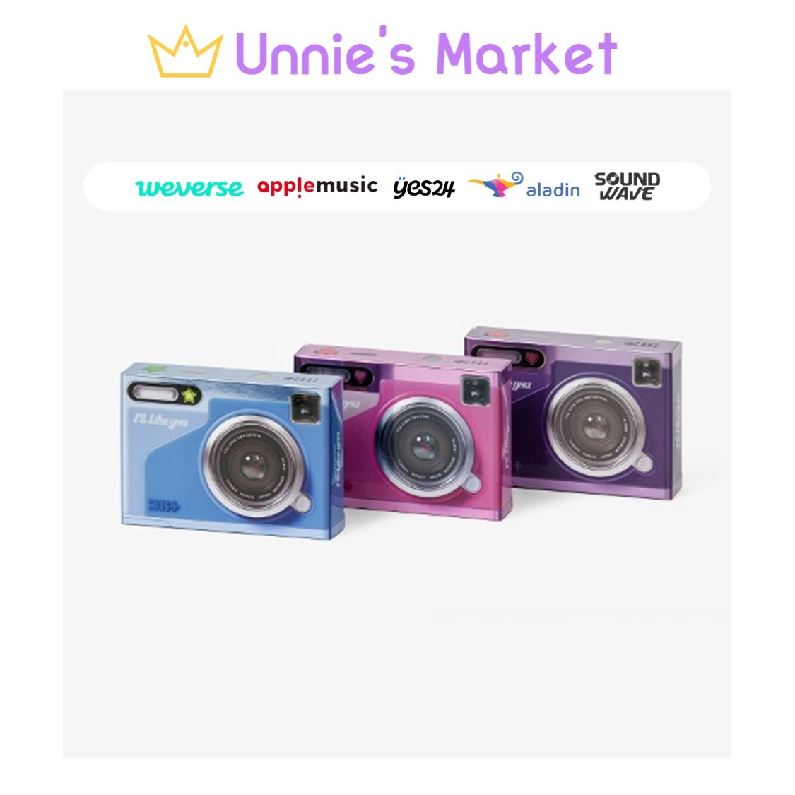 [POB/SET] ILLIT - ILL LIKE YOU (GLLIT ver.) + Free Photocard(fan-made) 1EA