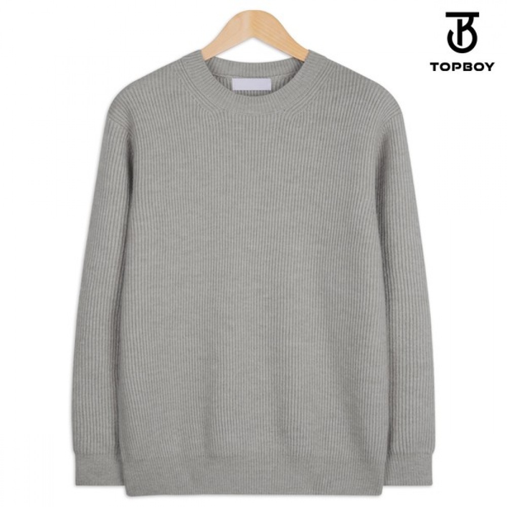 (トップボーイ) ライトウォッシャブルハートラウンドニット (OC011)