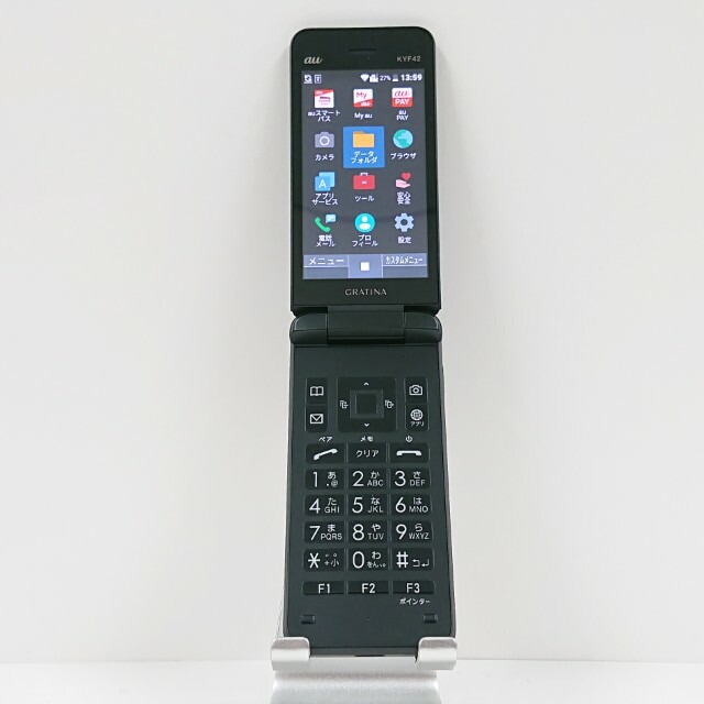GRATINA KYF42 au ブラック 送料無料 本体 c14204 【中古】