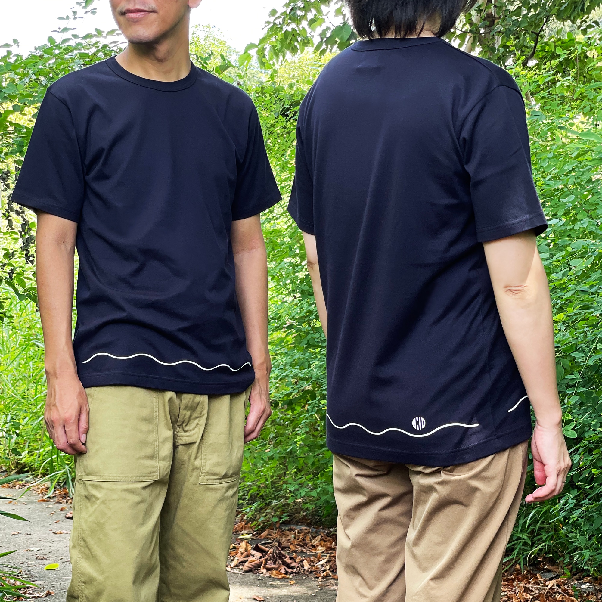 5+comeon C-K02-010-DNB／極上の日本製コットン100％Tシャツ柔らかな肌触りと快適さが日常の至福を演出します