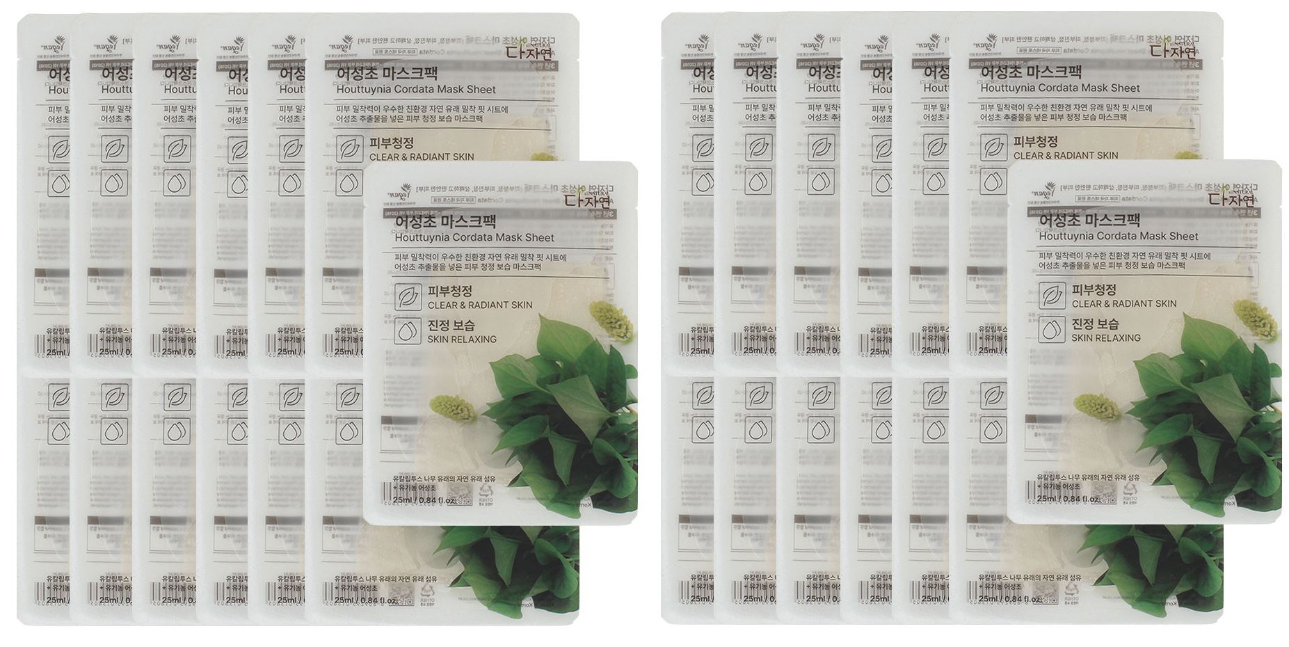 ダジャヨン(All Natural)有機マスクシートドクダミ25ml x 26枚