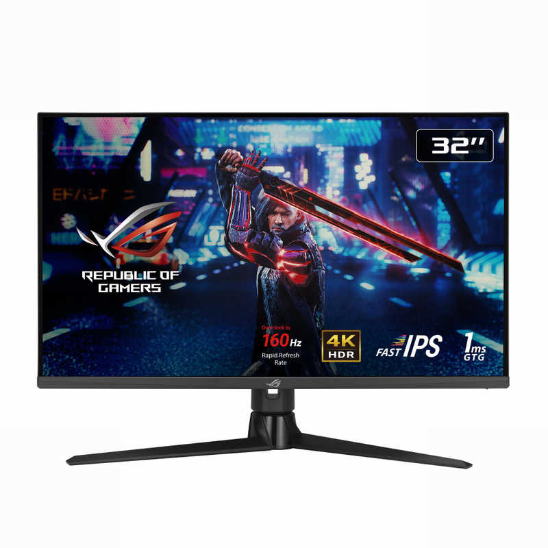 ASUS エイスース　ゲーミング液晶ディスプレイ XG32UQ ROG Strix ［32型 /4K(3840×2160) /ワイド］