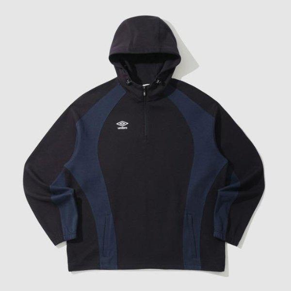 フードティーJQS UP321SHD91-BLKアクティブボールドラインフードハーフジップBLACK 8,533円