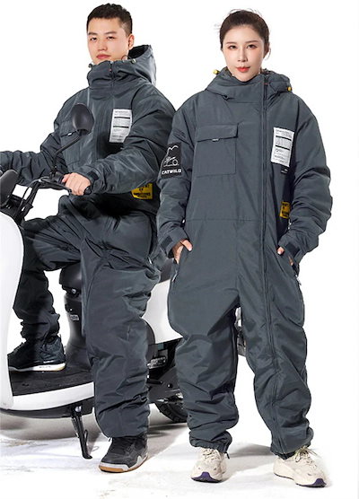 Qoo10] つなぎ 防寒つなぎ 着脱便利 長袖 防寒