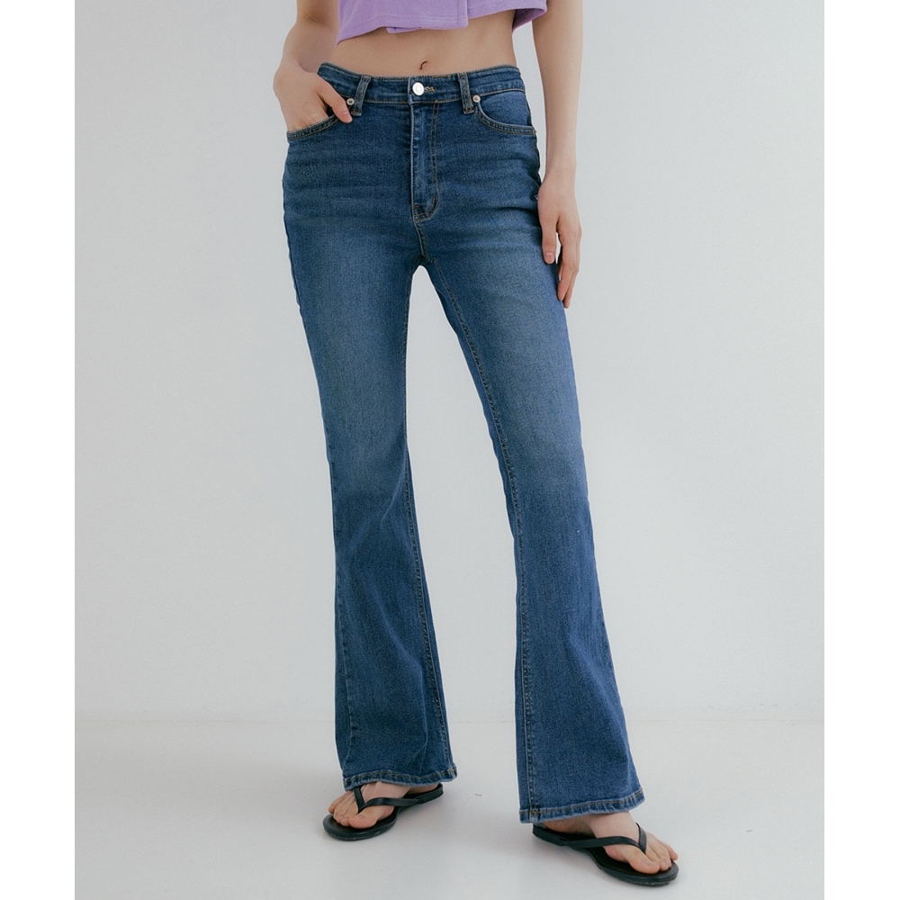 REORG DRO ブーツカット ウォッシング デニム パンツ ブルー 11,704円