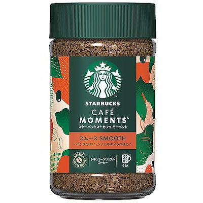 他サイト： スターバックス カフェ モーメント スムース 65g,レギュラー ソリュブル コーヒー,約32杯分,ミディアムローストの商品画像