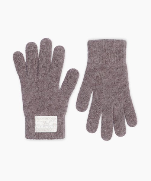 RENNYRENNIE_RENNY WOOL GLOVES [ DUSTY BROWN ]