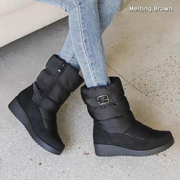 女性用冬用パッド入りブーツ防寒ブーツSS75