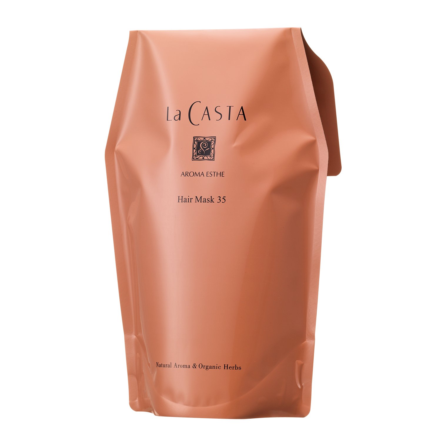 La CASTA (ラカスタ) アロマエステ ヘアマスク 35 ( ヘアトリートメント ) 【 傷んだ髪のケアに 】 植物の力で毛先までしっとりなめらかなツヤ髪へ [リフィル]