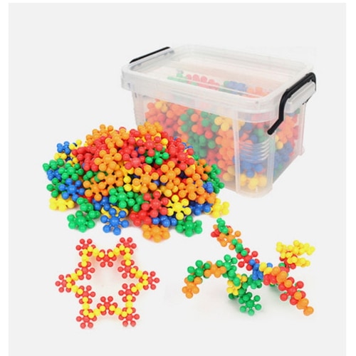 ブレインフォレストスノーフレークブロック径3.5cm幼稚園児童家学院教授