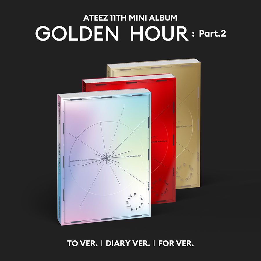 [未開封新品] エイティズ (ATEEZ) - GOLDEN HOUR Part.2 (11th Mini アルバム アルバム) (3種セット)