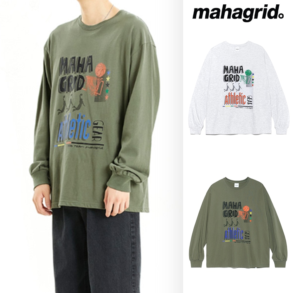 [mahagrid] BASKETBALL ATHLETIC LS TEE